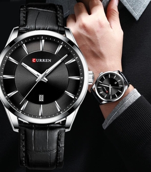 CURREN 8365 Top Brand Luxury Mens Watches Male Clocks Date Sport Military Clock Leather Strap Quartz Business Men Watch