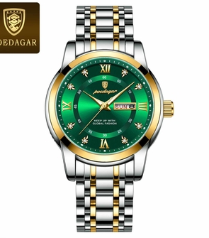 Poedagar 936 New silver gold green